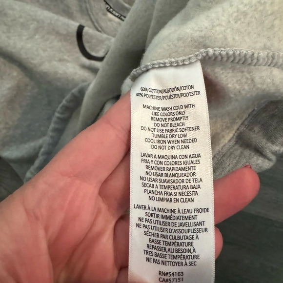 Calvin Klein Performance Crop Sweatshirt with tie - Size XL - Picture 4 of 5